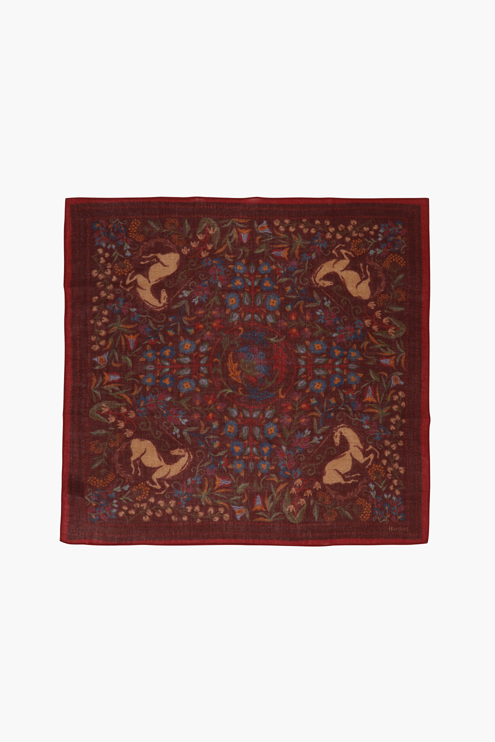 UNICORN 울 시누아즈리 패턴 스카프 BED140803